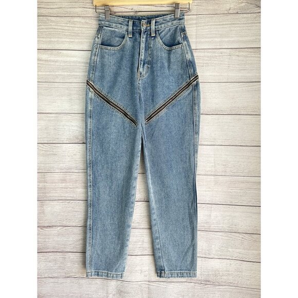 Yuyu Active High Rise Denim Zipper Jeans Size Small - Picture 2 of 9